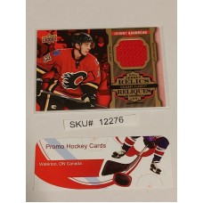 Johnny Gaudreau Jersey Relics 2016-17 Tim Hortons Upper Deck NHL J-JG SKU#12276